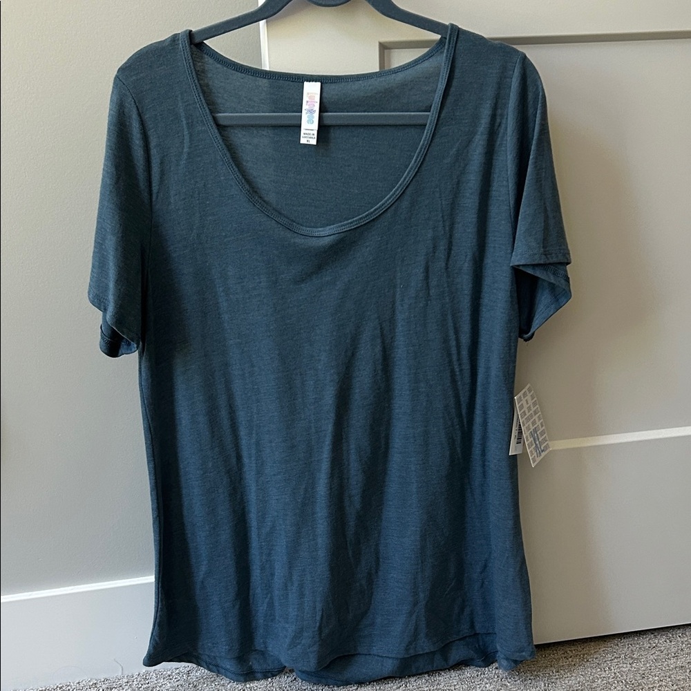LuLaRoe Deep Teal Short Sleeve Tee